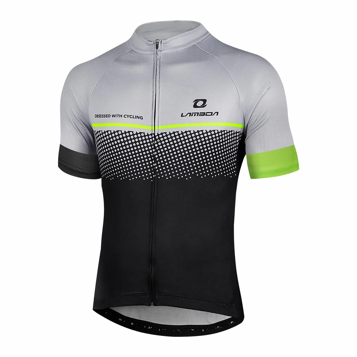 LAMEDA Maillot Cyclisme Homme Velo VTT Vélo de Route Manches Courtes Séchage Rapide Léger Respiant Confort