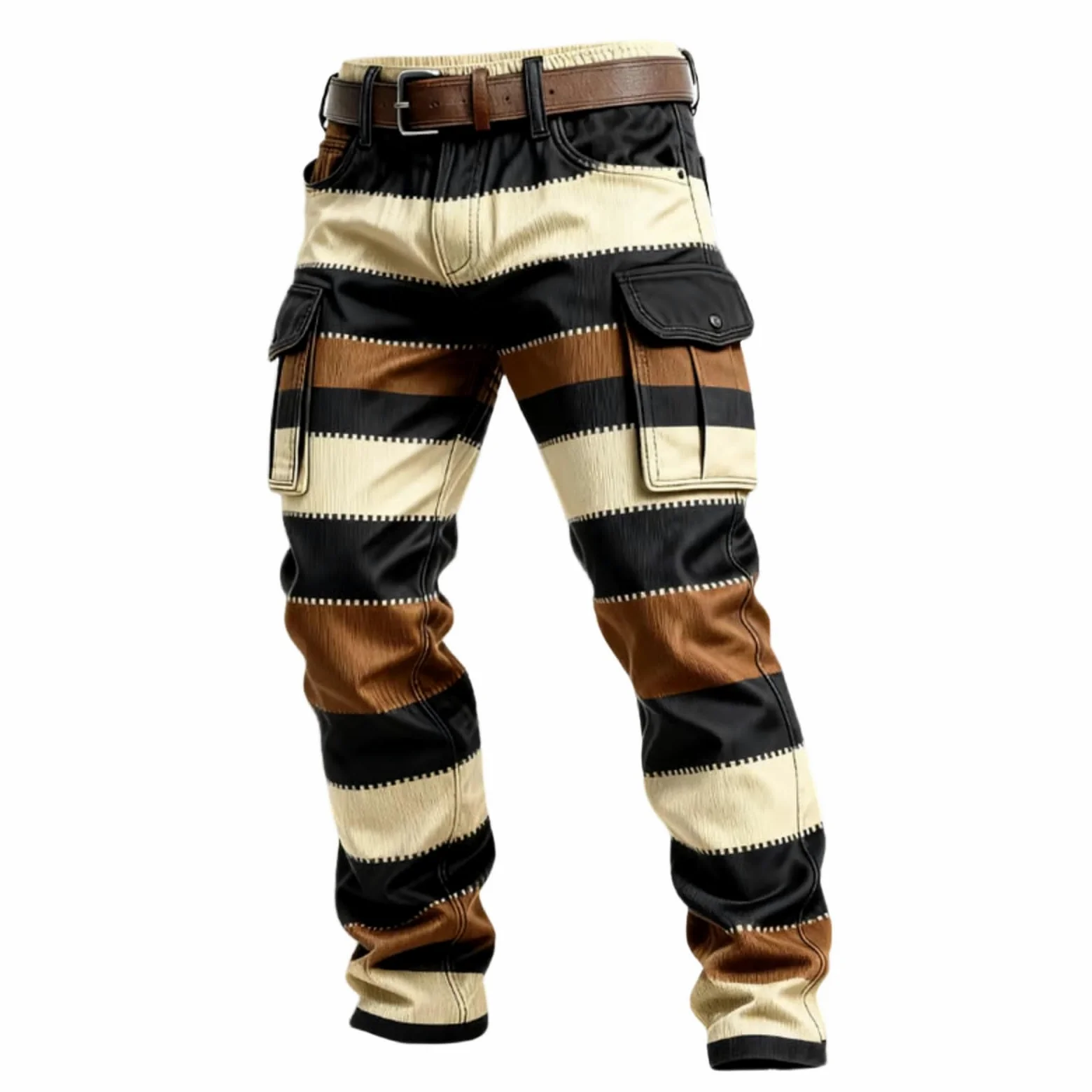 Pantalon De Travail pour Homme avec Genouillère Cargo Stretch Coupe Fuselée 3/4 Jogging Survetement Pantalons Shorts Running Plage Droite Grandes Tailles Disponibles