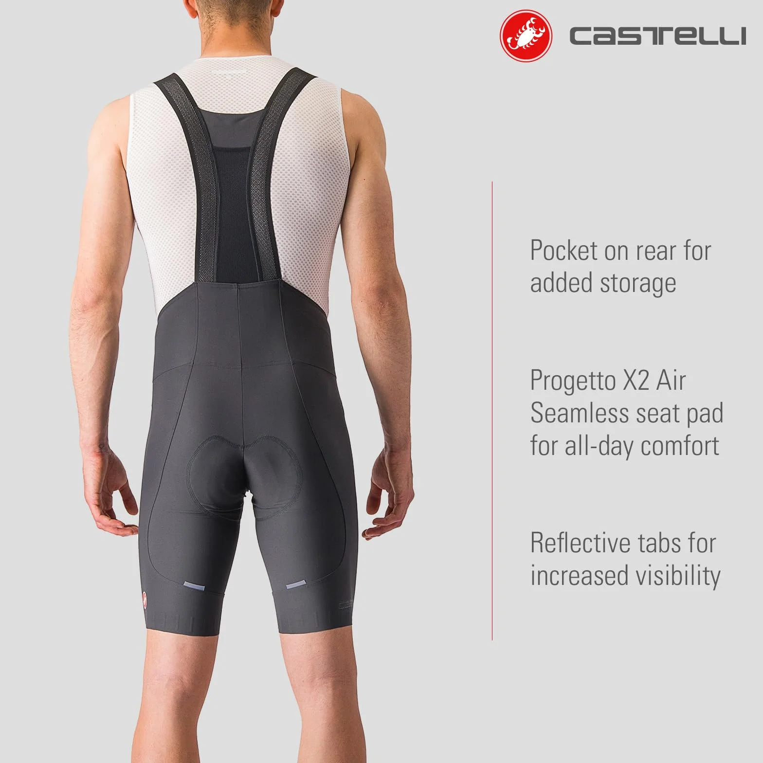 Castelli Espresso Bibshort - Pantalon de Cyclisme - Sportif - Homme