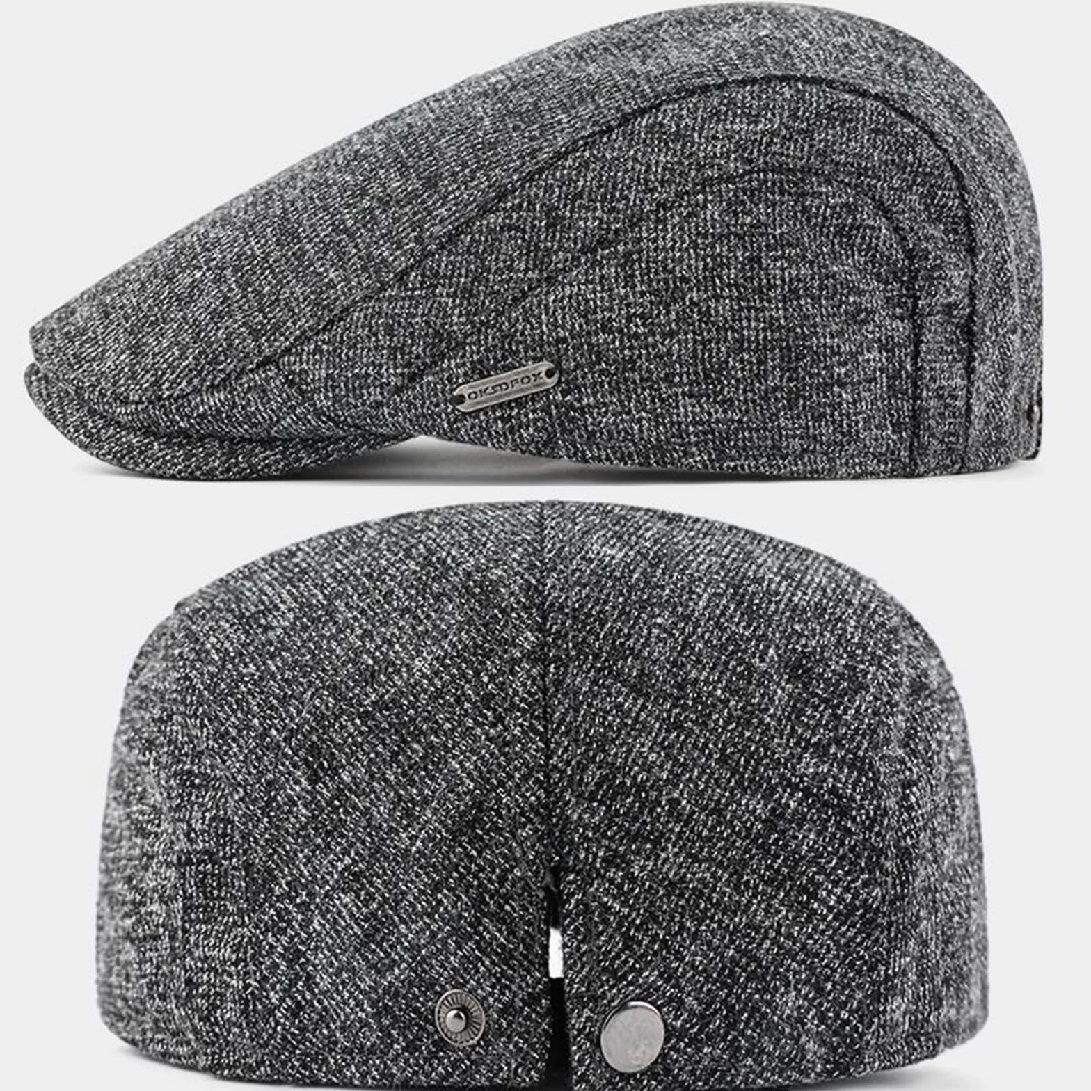 Casquette Beret Gavroche Homme Réglable Coton Vintage Irlandais Gatsby Ivy Flat Cap