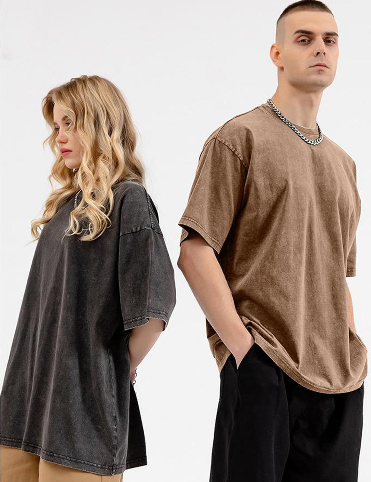 Unisex Washed Vintage Oversized T-Shirt
