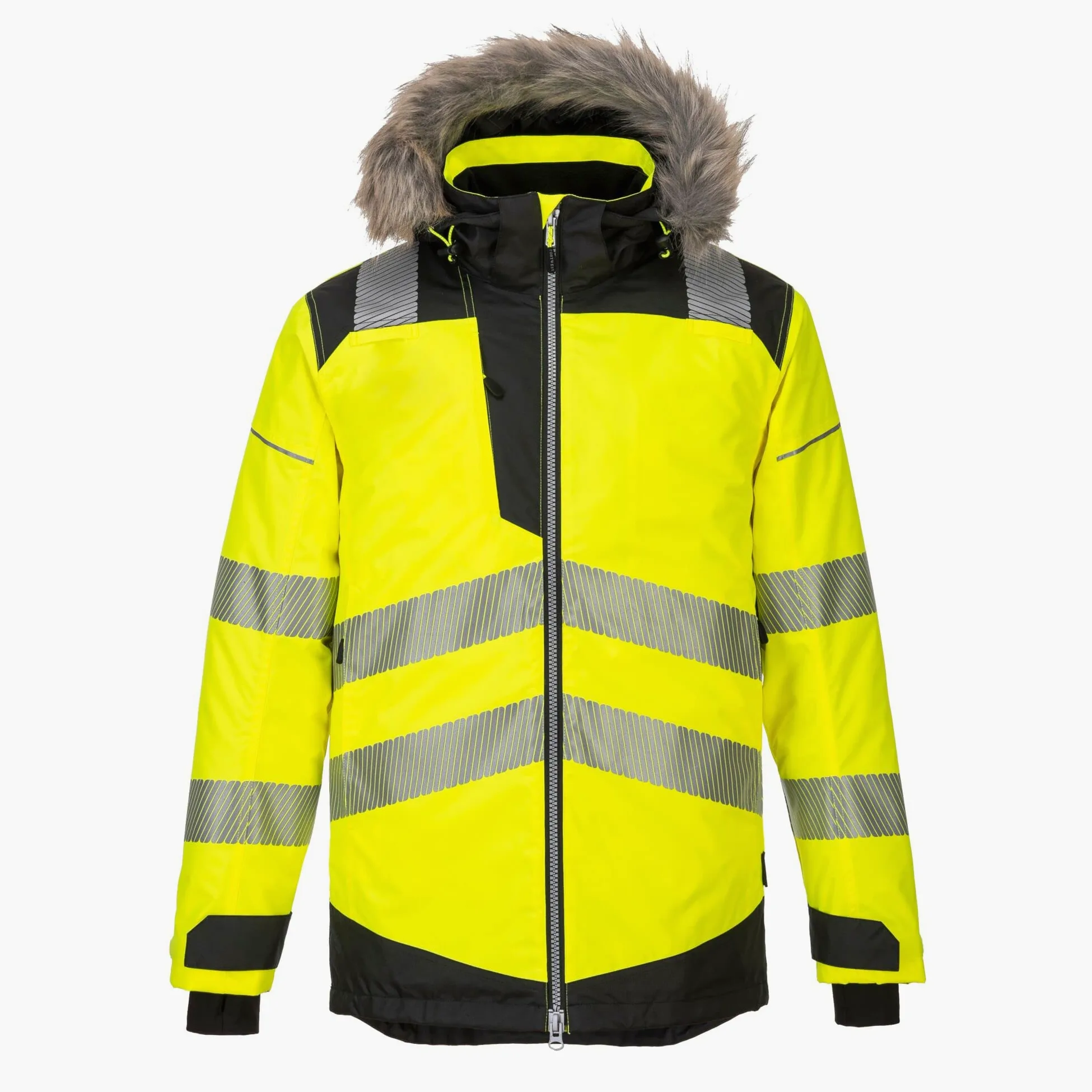 Portwest PW369 PW3 Parka d'hiver isolée haute visibilité Jaune/noir
