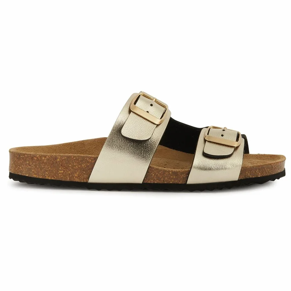 Geox D Brionia L Sandales plates Femme