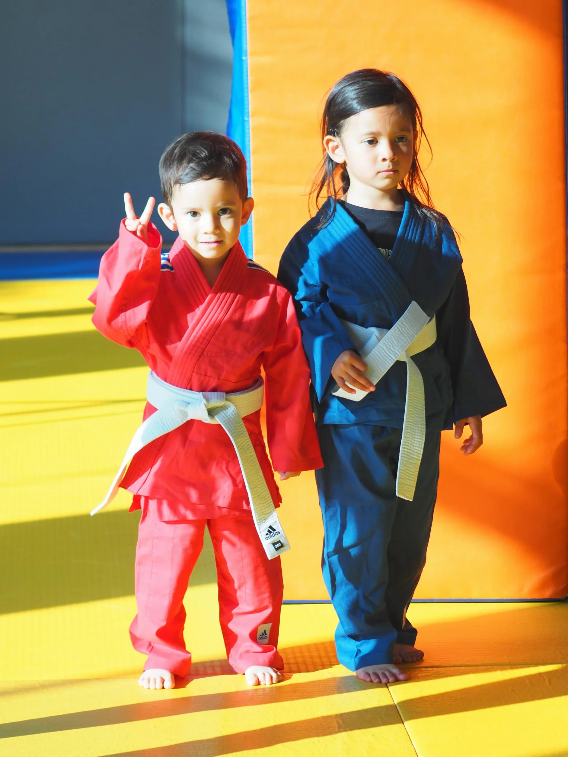 adidas Kimono Judo Couleur J200C, Bleu, 100