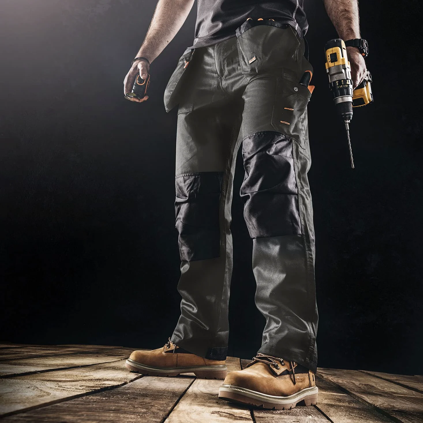 Scruffs Worker Plus Trousers Graphite Grey Pantalon d'utilité Professionnelle Homme