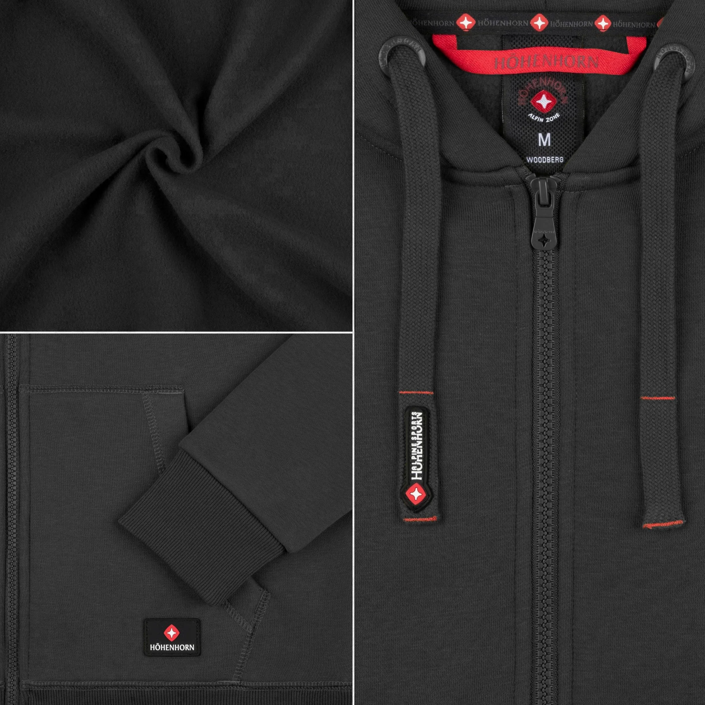 Höhenhorn Woodberg Sweat à capuche pour homme