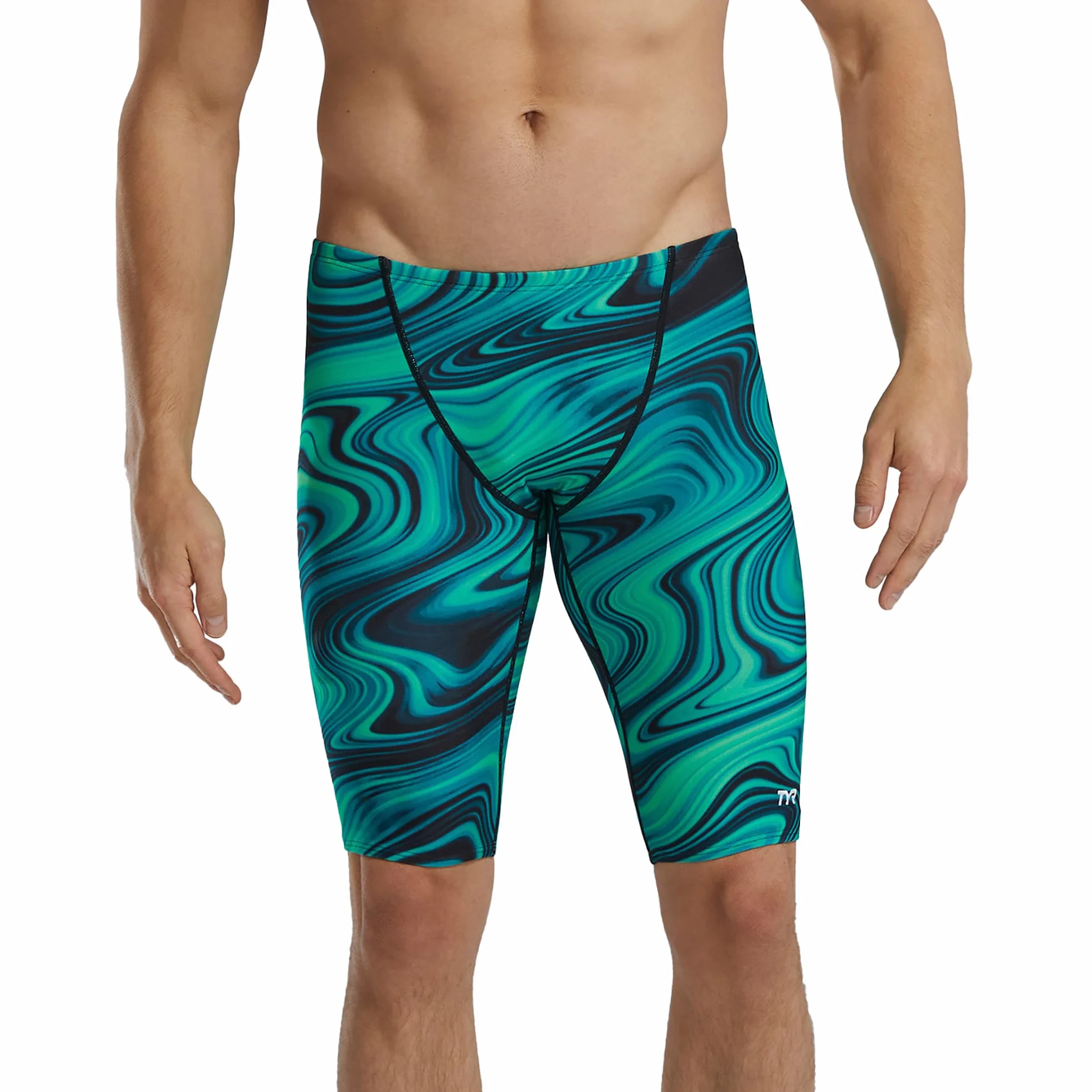 TYR Durafast Elite Athletic Jammer Swimsuit Maillot de Bain Homme (Lot de 1)