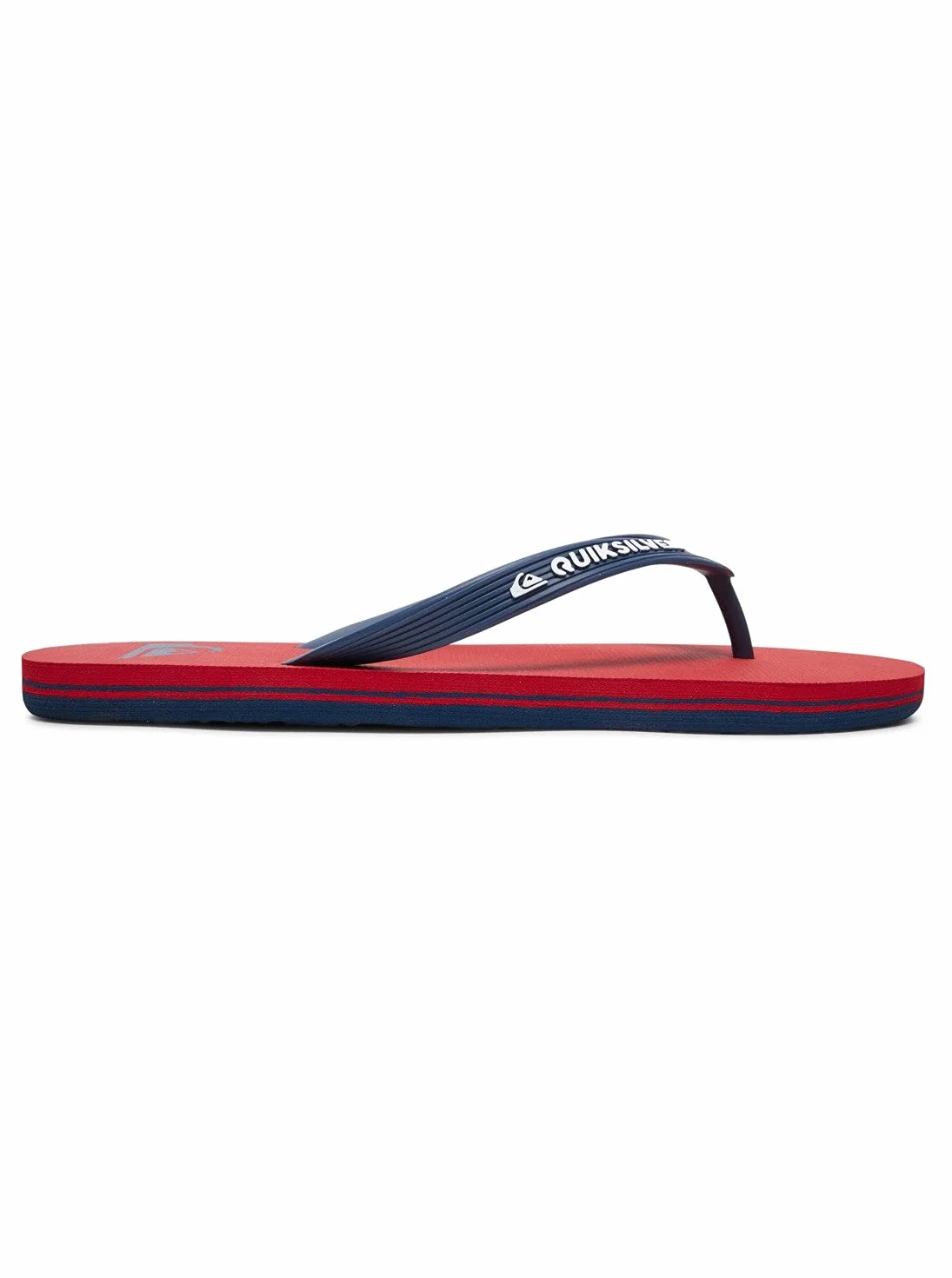 Quiksilver Molokai Chaussures de Plage Piscine Multicolore Rouge Bleu 43 EU