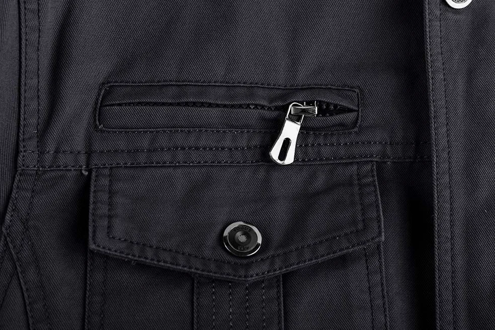 MAGCOMSEN Veste d'hiver chaude doublée en polaire pour homme - Coupe-vent - Veste demi-saison avec capuche amovible