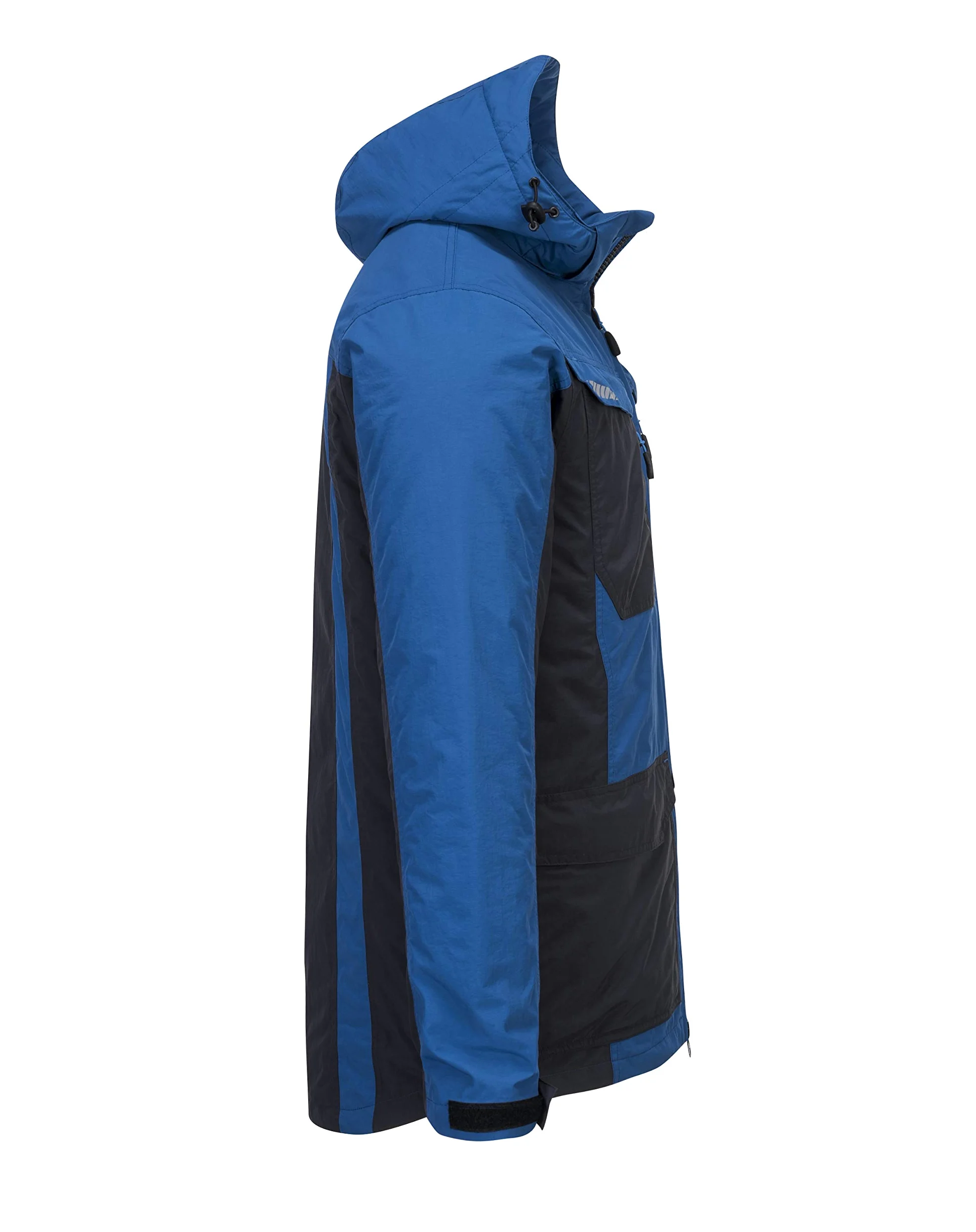 Portwest T740 Parka WX3 Imperméable à L'eau avec Coutures Poche Téléphone | Persian Blue, XL, EN 343 Classe 3:1, Cordon de Serrage, 11 Poches, Manchette en Tricot, Capuche Détachable