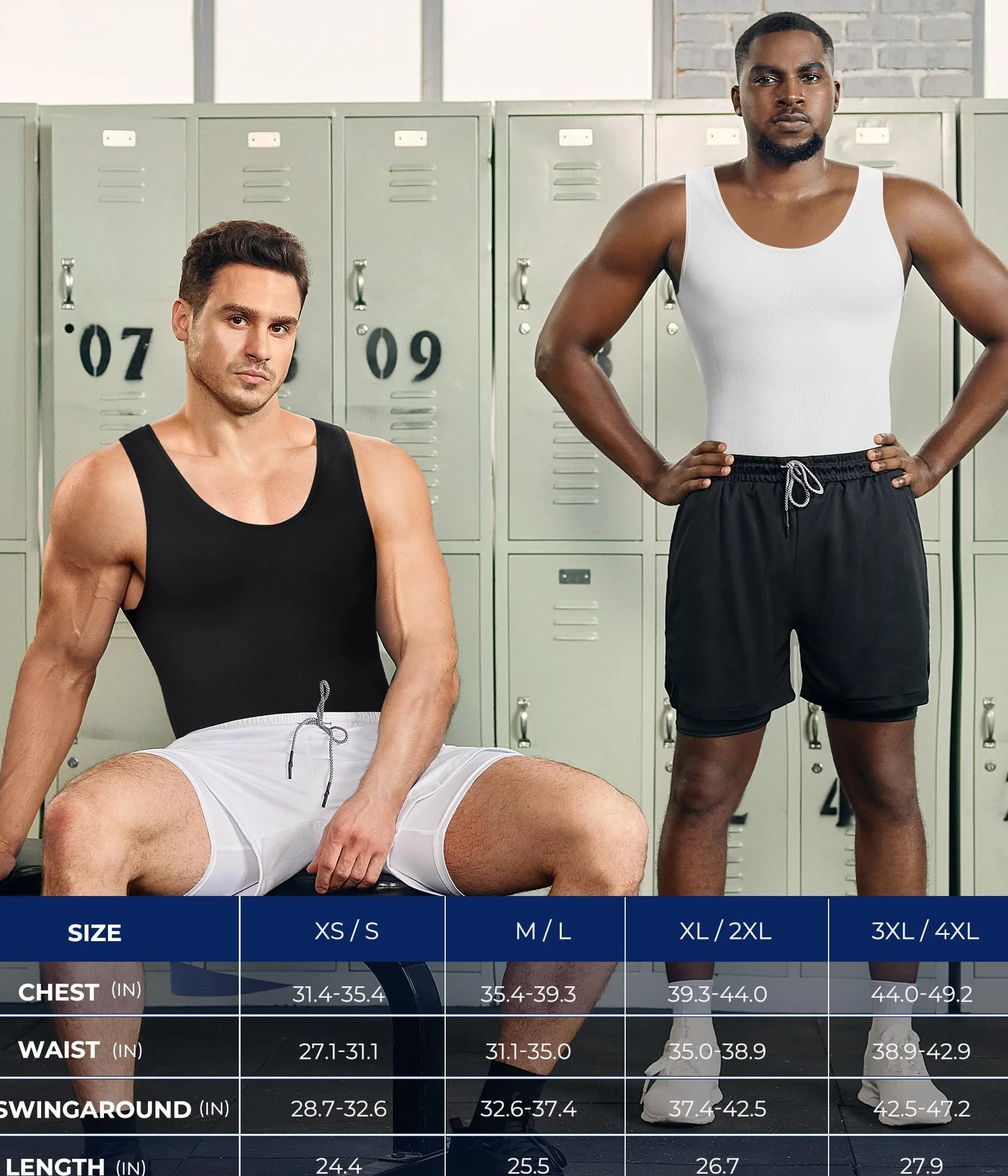 Junlan Débardeur Minceur Sculptant Homme, Gaine Ventre Plat Invisible, Gilet de Compression Forte Posture, sous-Vêtement Amincissant, Body Gainant