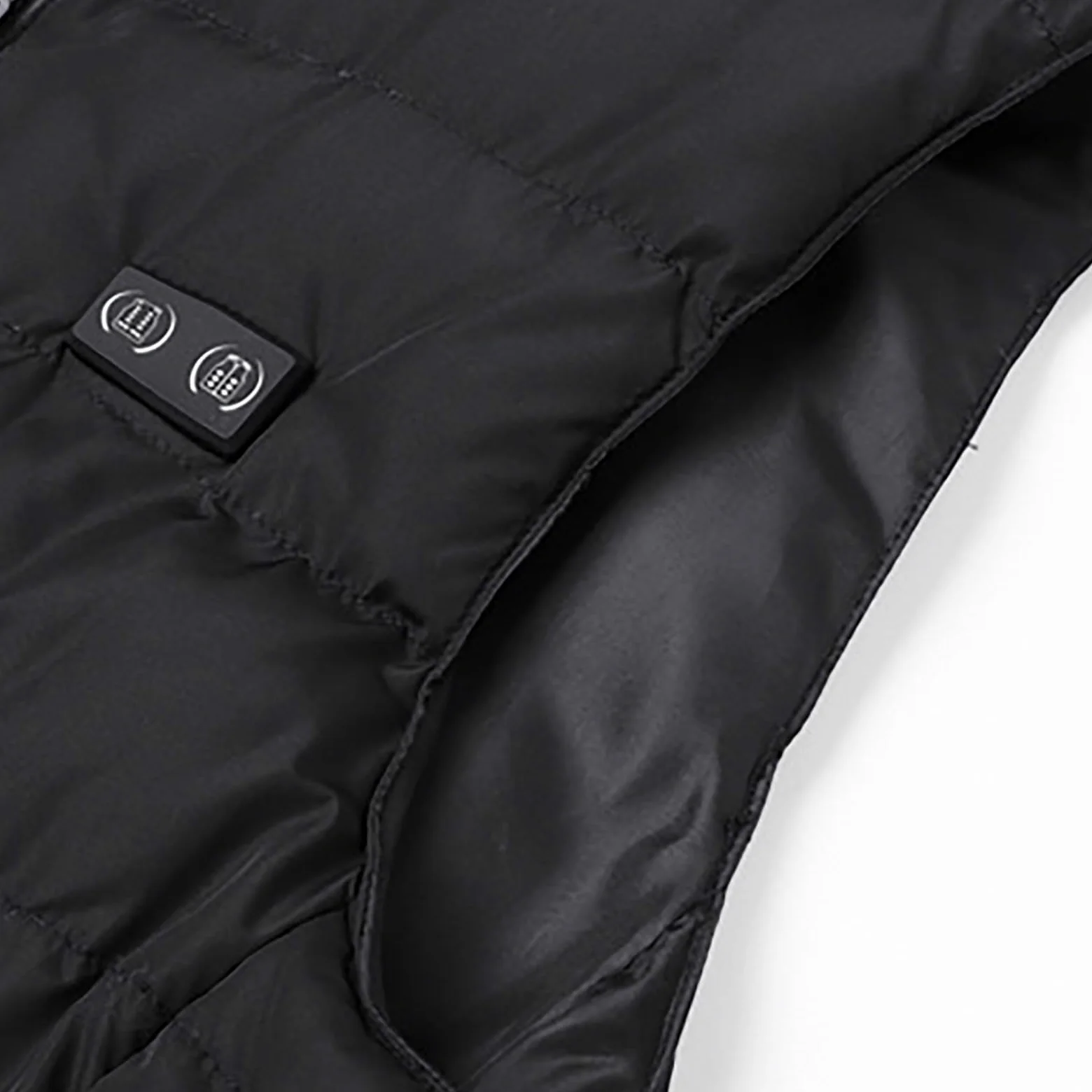 Gilet chauffant pour vêtements d'hiver chauds, sous-vêtement thermique avec batterie rechargeable pour activités extérieures par temps froid.