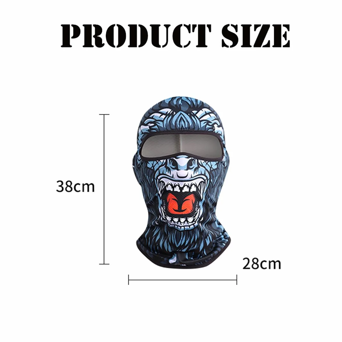 Cagoule d'été pour homme et femme - Respirante - Avec imprimé tête de mort - Masque de moto - Masque de ski - Coloré #1