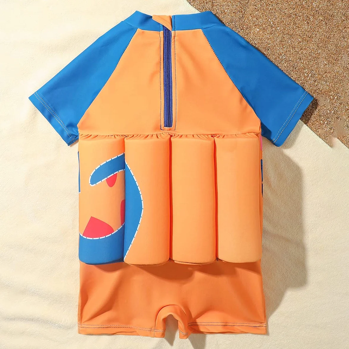 Bébé Garçons Petite Filles Flotteur Maillot de Bain Une pièce Flottant Flottabilité réglable Piscine Formation Costume Vêtements de Plage d'été