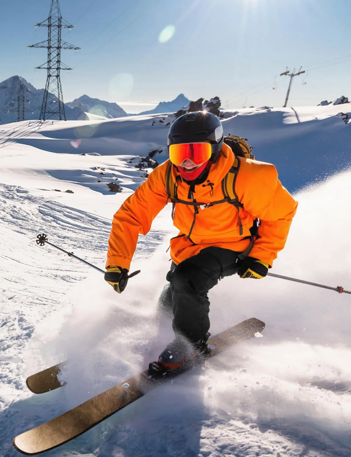 donhobo Pantalon de randonnée pour homme - Imperméable - Coupe-vent - Chaud - En softshell épais - Pour l'extérieur, le ski, le trekking