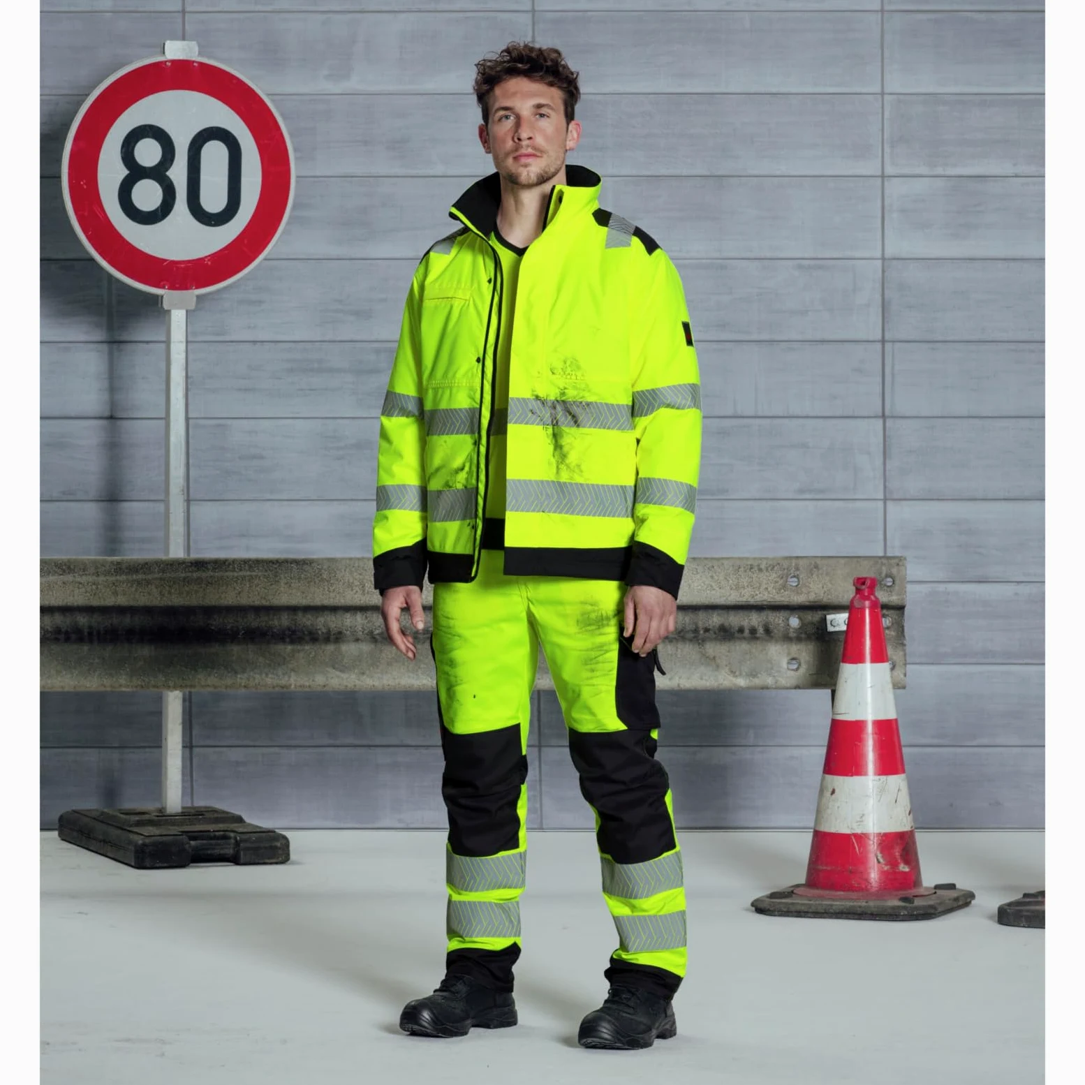 WüRTH MODYF Parka de travail haute-visibilité jaune fluo
