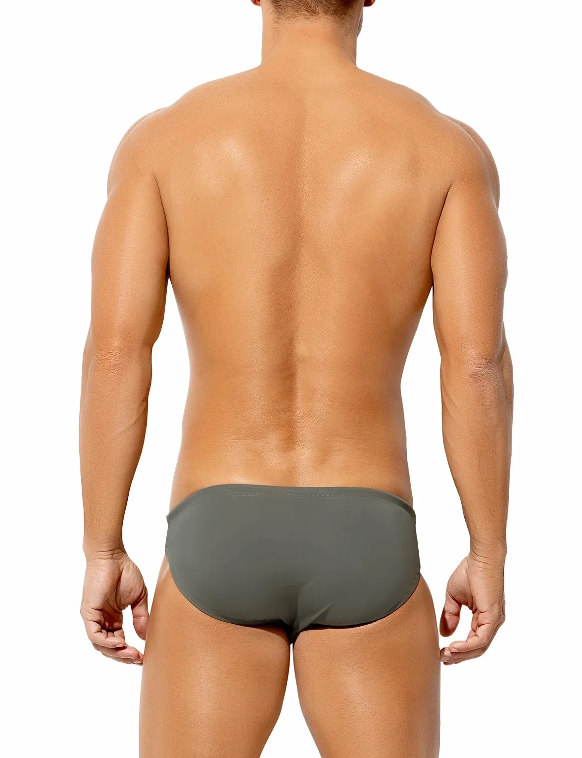 Casey Kevin Slips de Bain Homme Maillot de Bain Bikini Slips Taille Basse Swim Briefs pour Piscine Plage Cordon de Serrage Ajustable