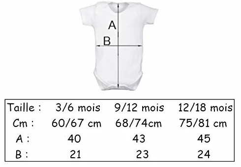 Body bébé personnalisable fête des pères - Bonne fête papa ! - Cadeau original avec prénom