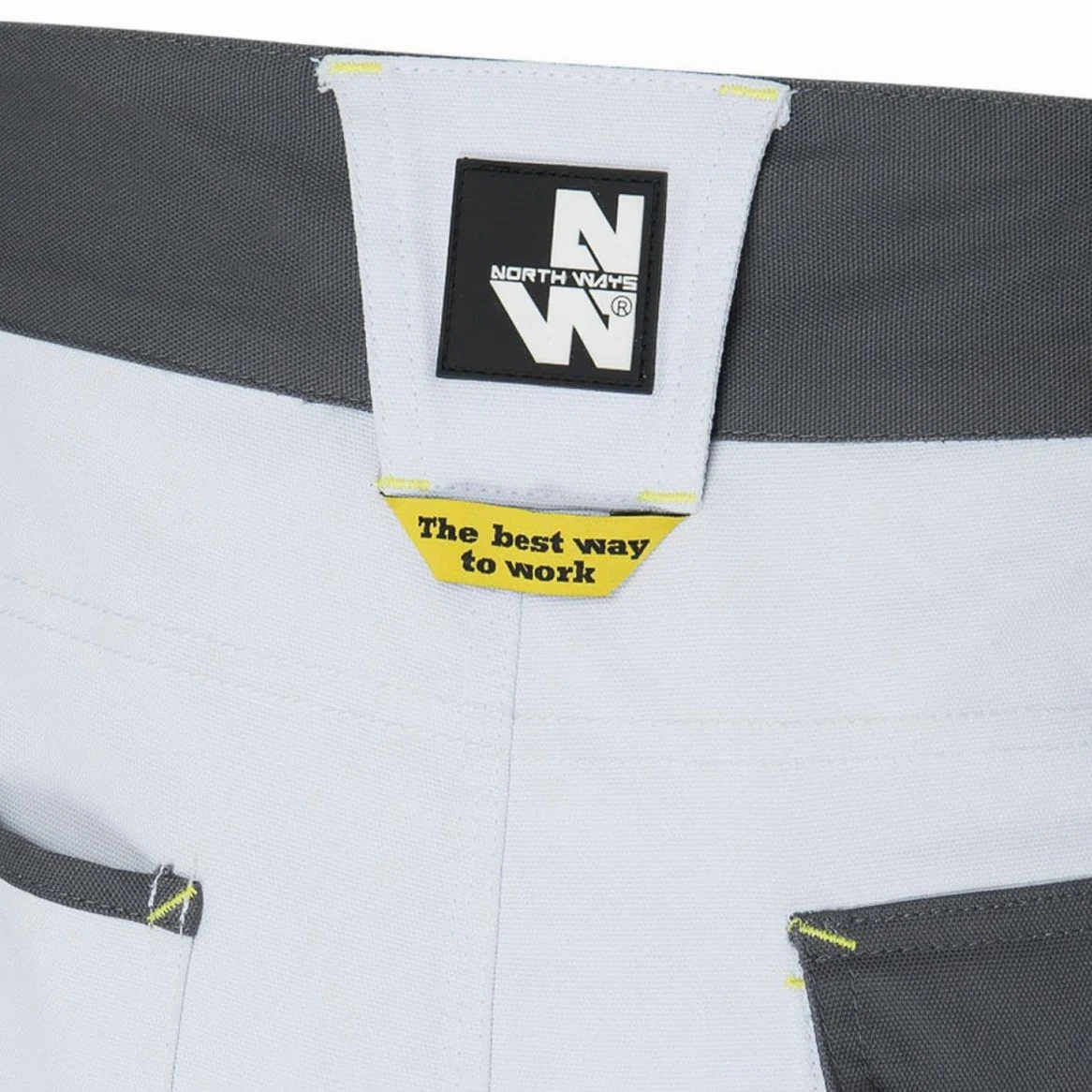 North Ways Pantalon De Travail Multipoches Cary Blanc