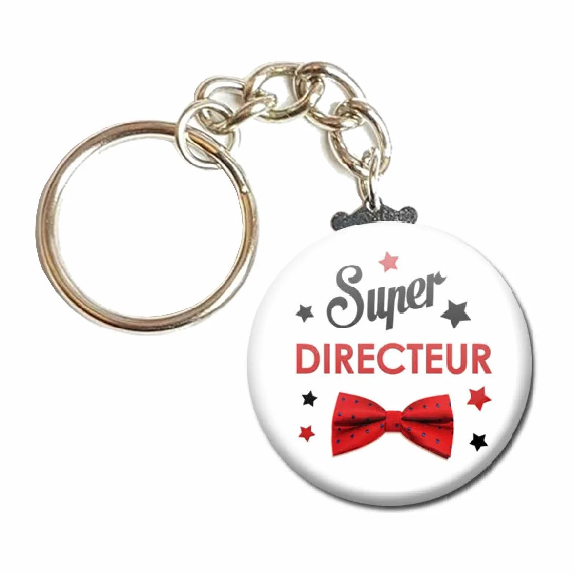 Porte Clés Chaînette 3,8 cm Idée Cadeau Accessoire Fête Anniversaire Noël