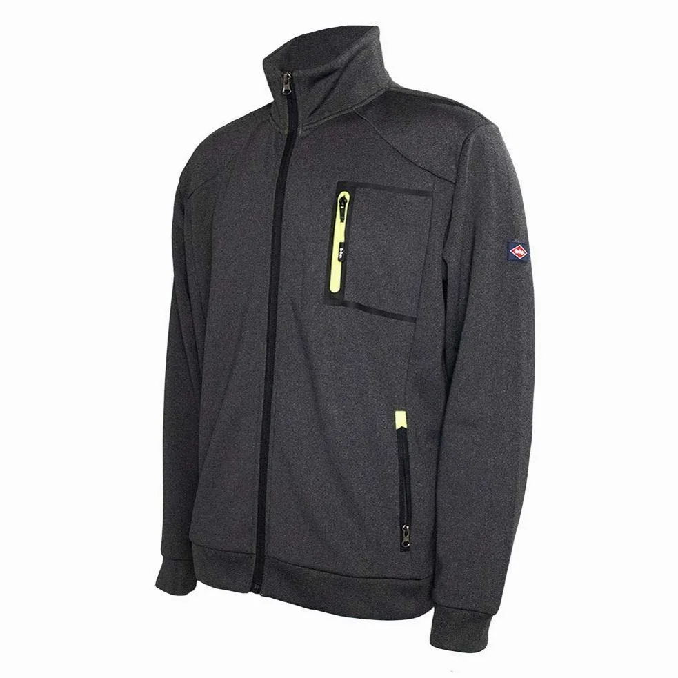 Lee Cooper Workwear LCJKT124 Veste en polaire thermique coupe-vent pour hommes à fermeture éclair complete