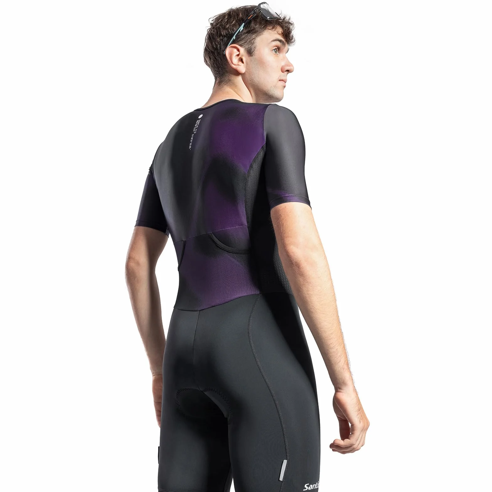 Santic Kuzarm Pro Combinaison de triathlon rembourrée pour homme