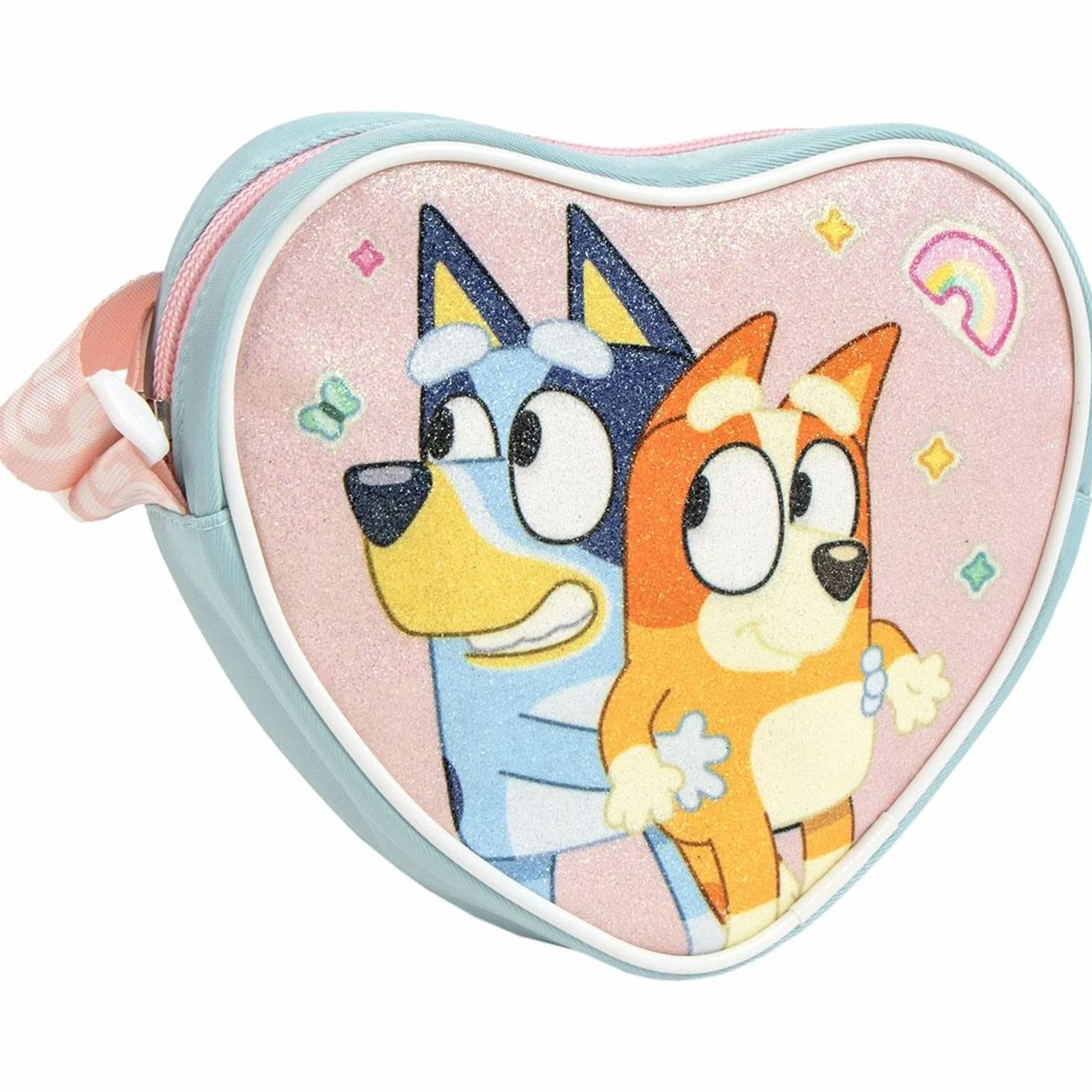 CERDÁ LIFE'S LITTLE MOMENTS 2 à 8 ans Design coloré avec personnages animés, léger et spacieux, sac Bluey, cœur unisexe, enfant, taille moyenne