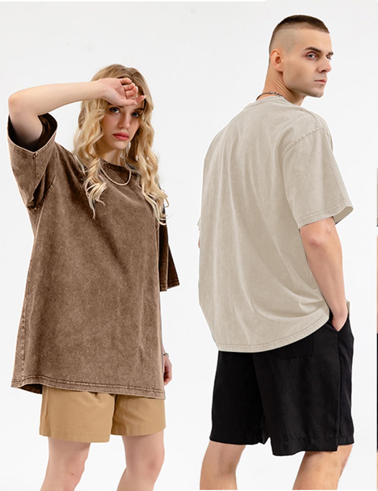 Unisex Washed Vintage Oversized T-Shirt