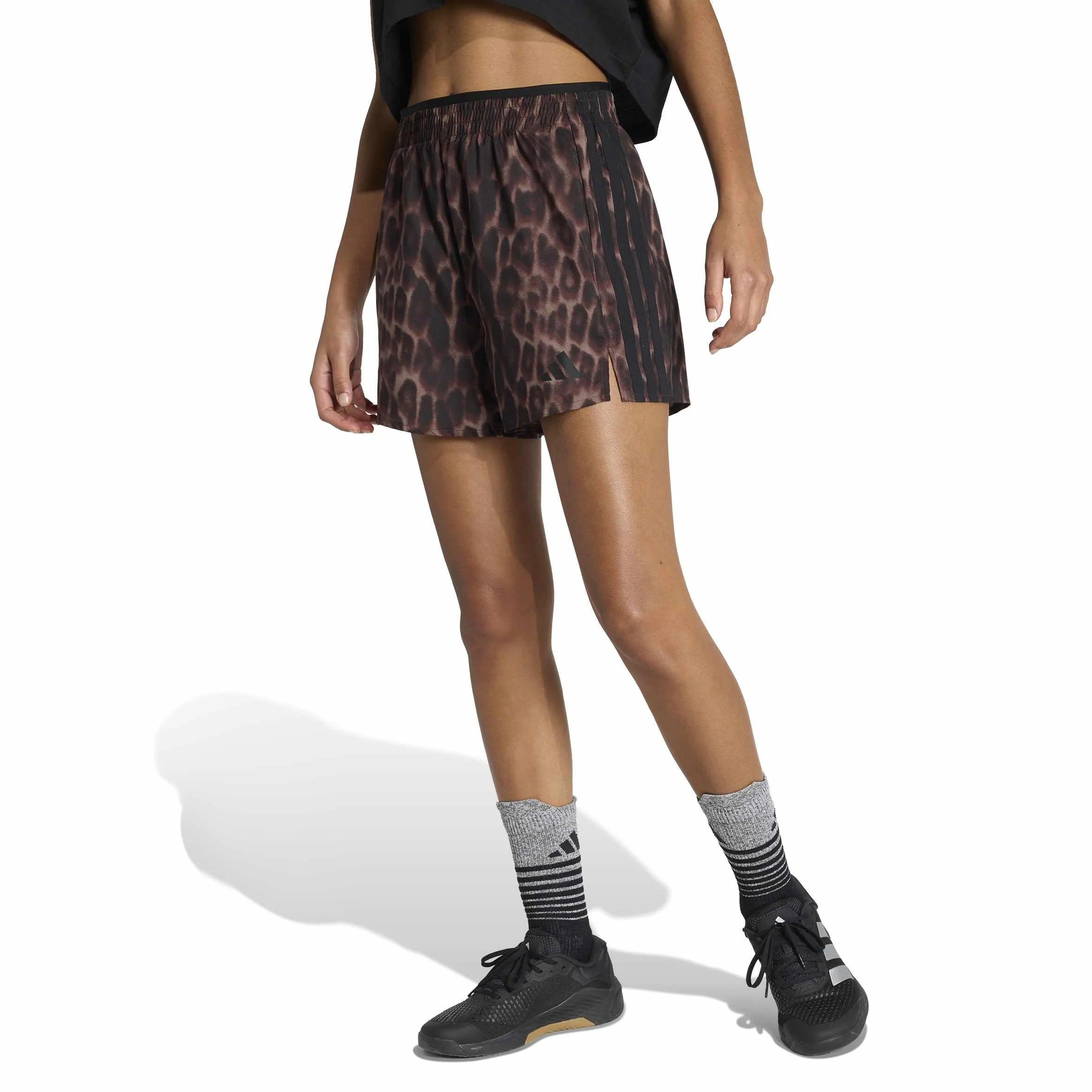 adidas Workout Essentials Leopard Woven Shorts - Shorts - Short Hybride - Femme