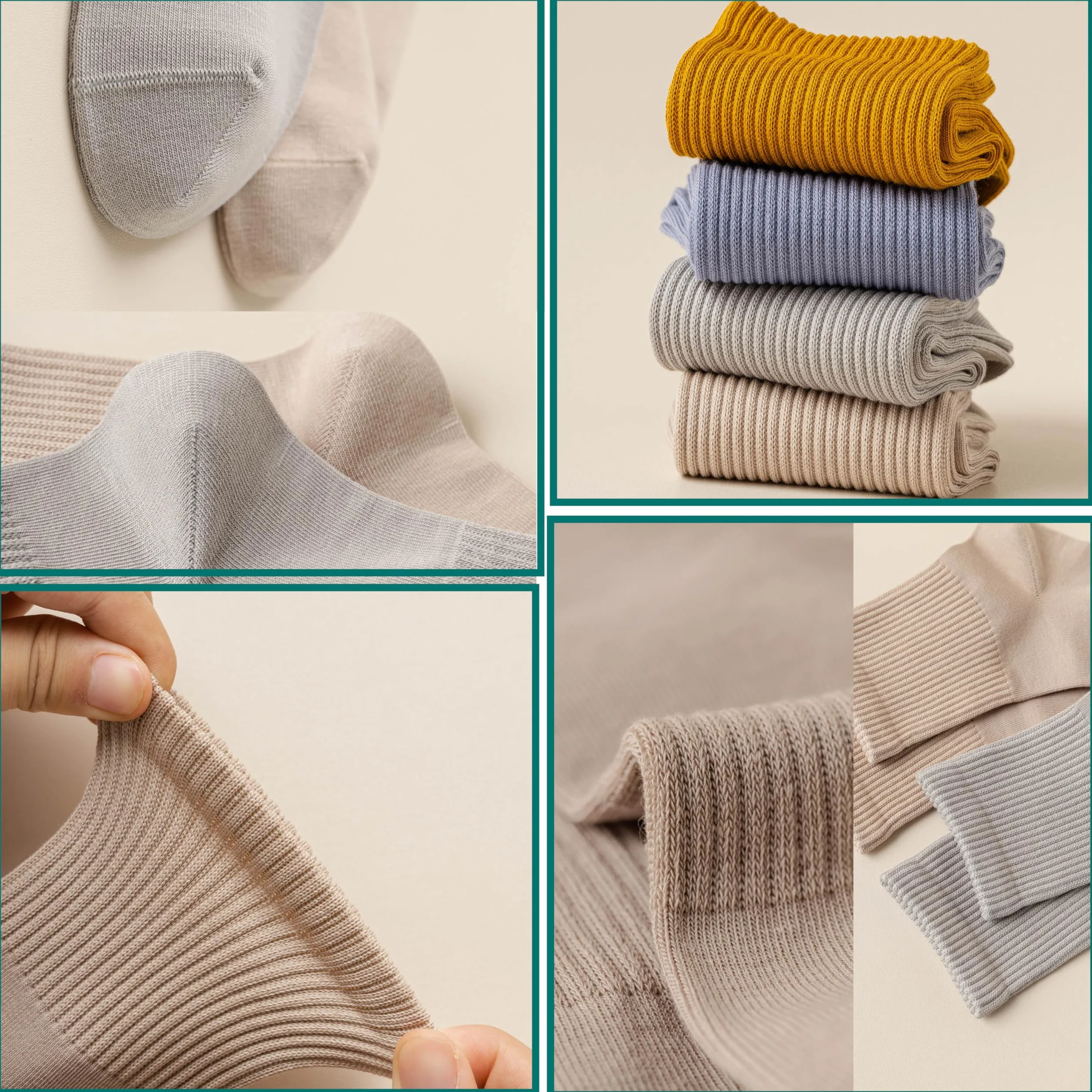 MAGIARTE Chaussettes Athlétiques Homme Coton Mini-Crew Respirantes Anti-Odeur avec Soutien de la Voûte Plantaire pour Course à Pied - Lot de 6 Paires