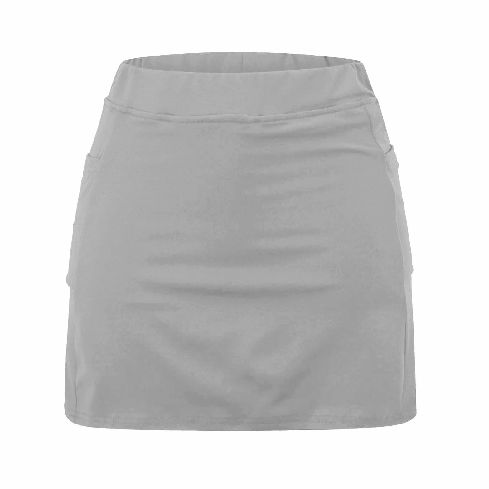 Jupe Fille Jupe-Short Fille Été Jupes Courte Décontractée avec Short Intégré et Poches Taille Haute Élastique Jupes Légère Et Confortable pour École, Vacances, Plage, Loisirs et Quotidien 4-12 Ans