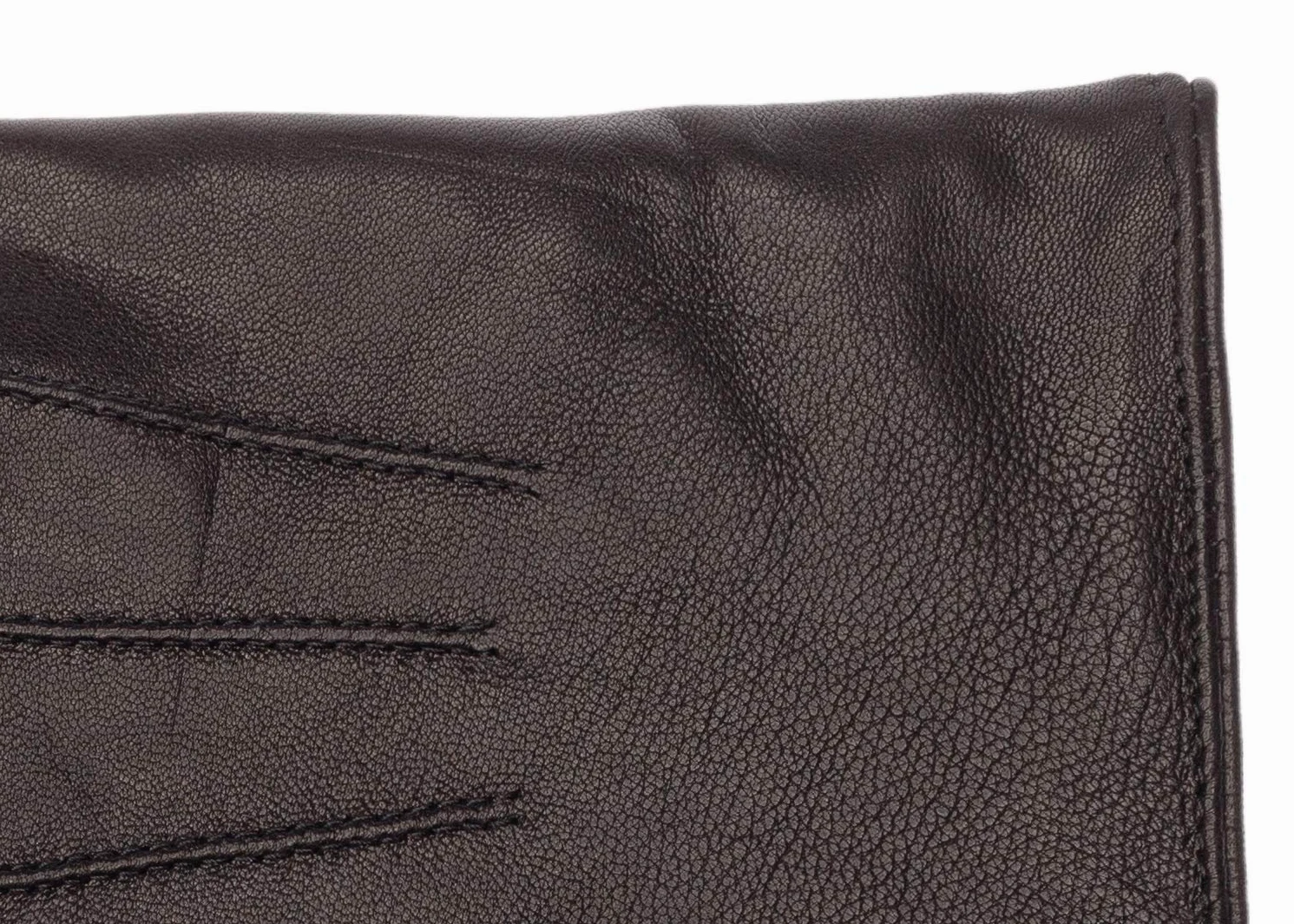 EEM gants en cuir pour homme, cuir italien souple, fonction tactile, doublure polaire