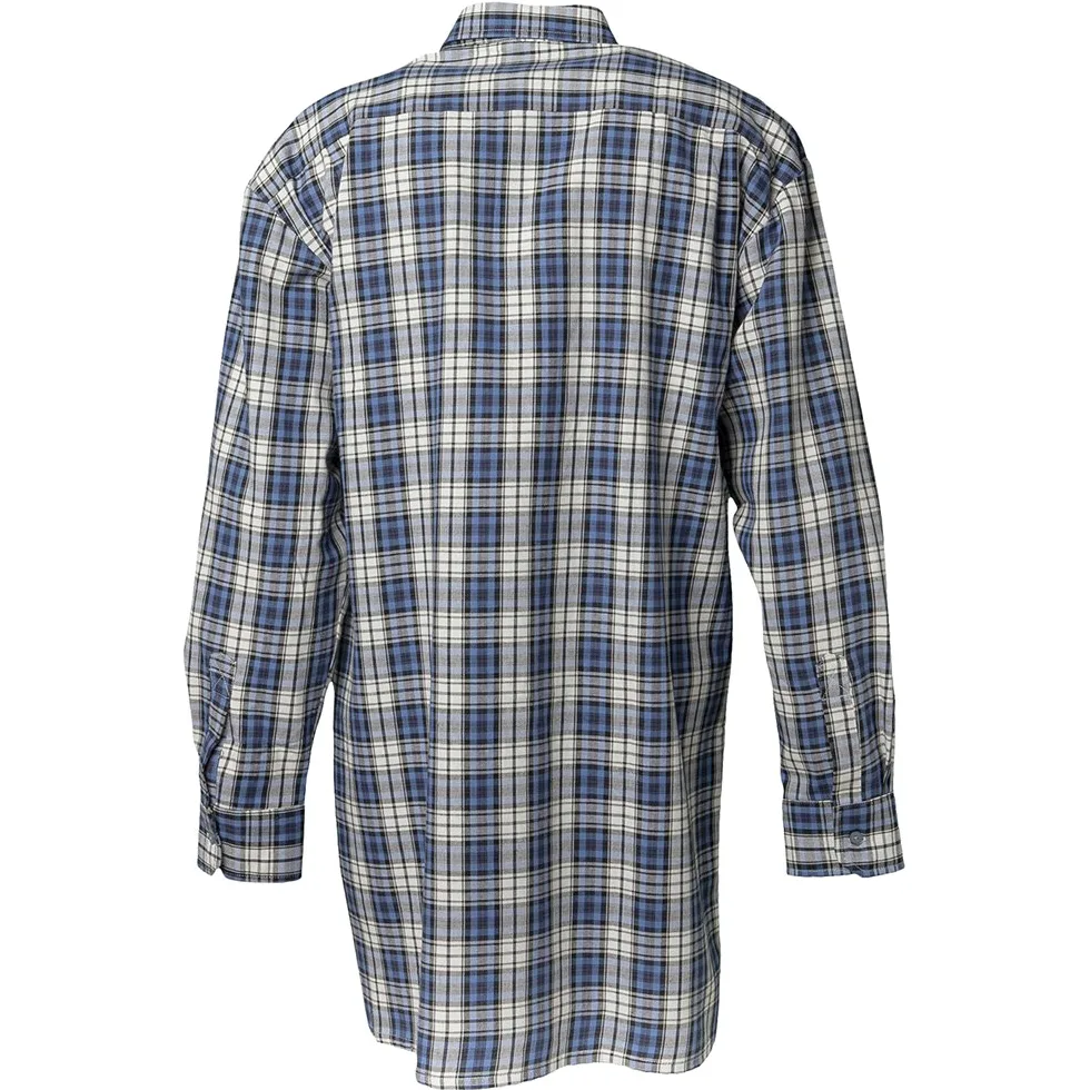 Planam 450037 Chemise Taille 37/38 Carreaux Bleu