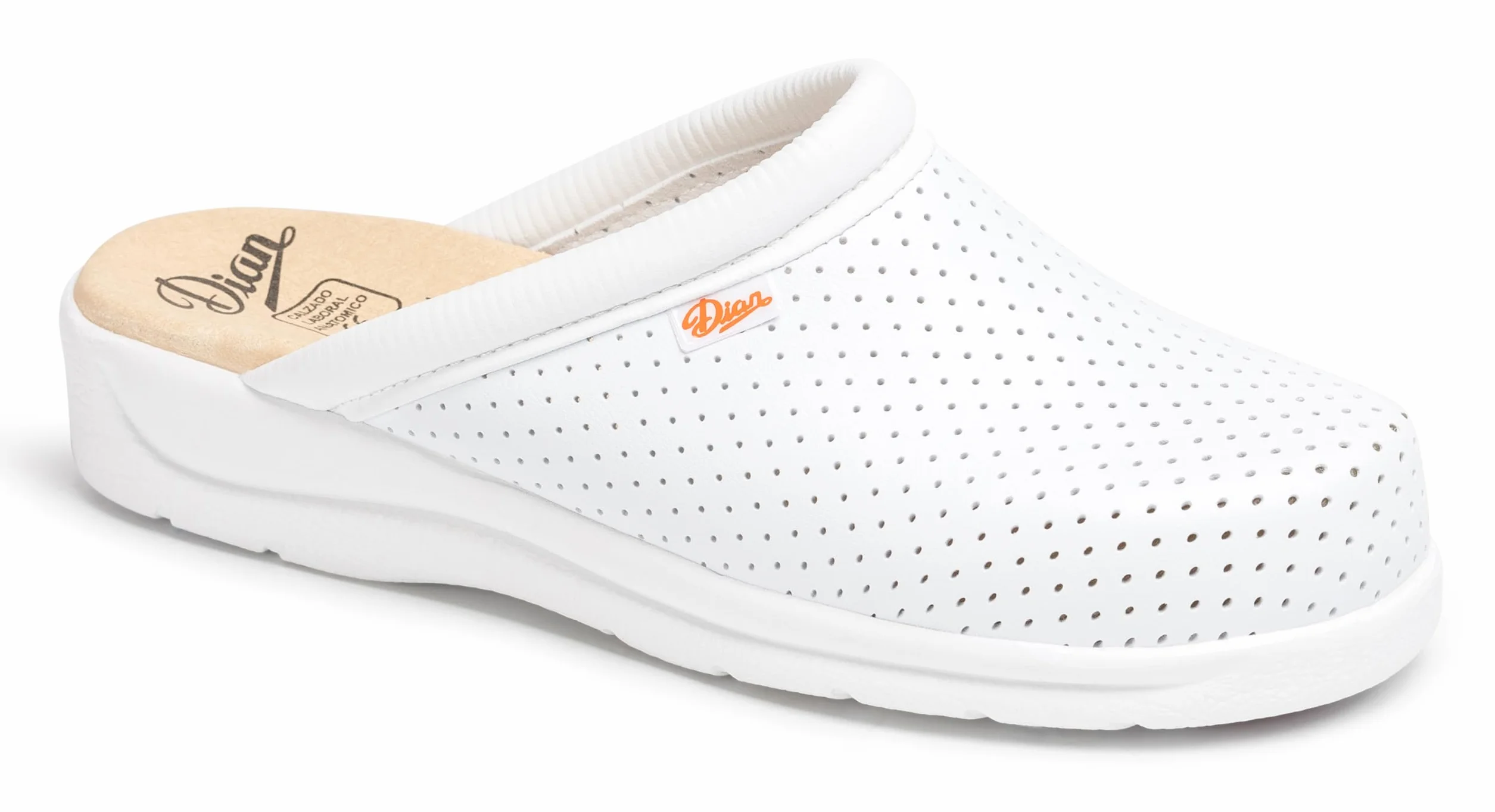 DIAN Mixte Health Care Professional Shoe, Blanc Pise, 37 EU
