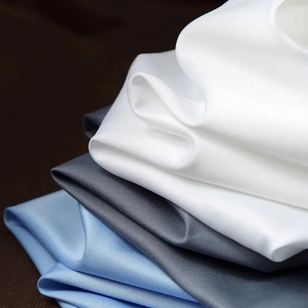 Yeuyyben Chemise de travail à manches longues pour homme - Coupe ajustée - Élasticité douce - Sans poches - Blanc