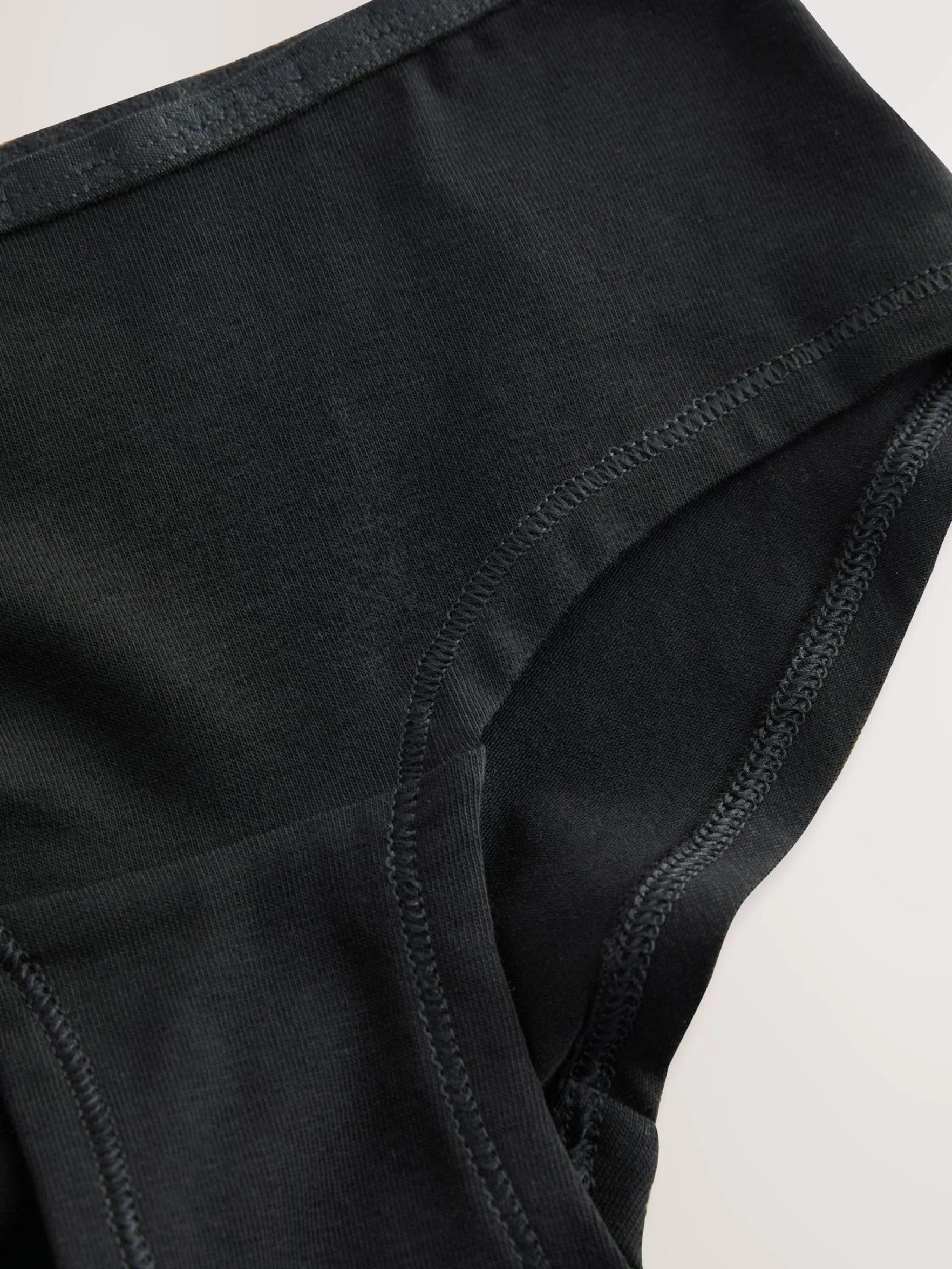 NEXT Fille Slip Taille Basse, Lot de 7 Noir 7 Ans-8 Ans