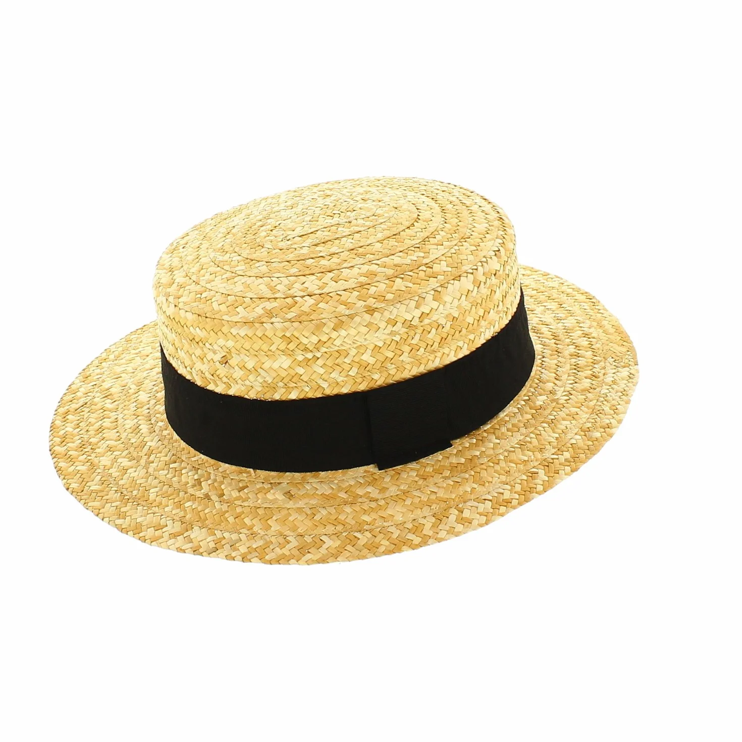 Chapeau Paille Canotier Véritable