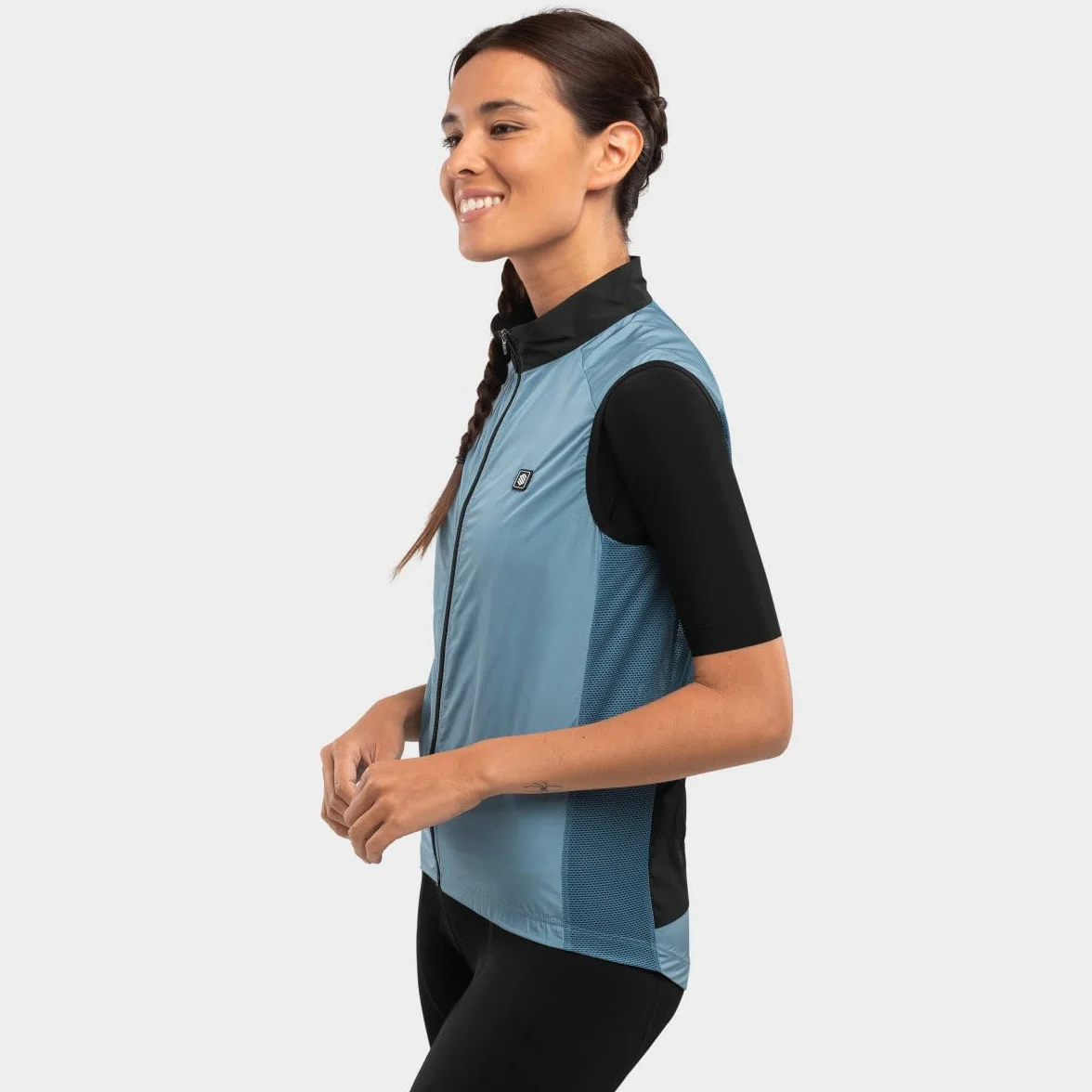 SIROKO Coupe Vent Sans Manche Vélo Femme