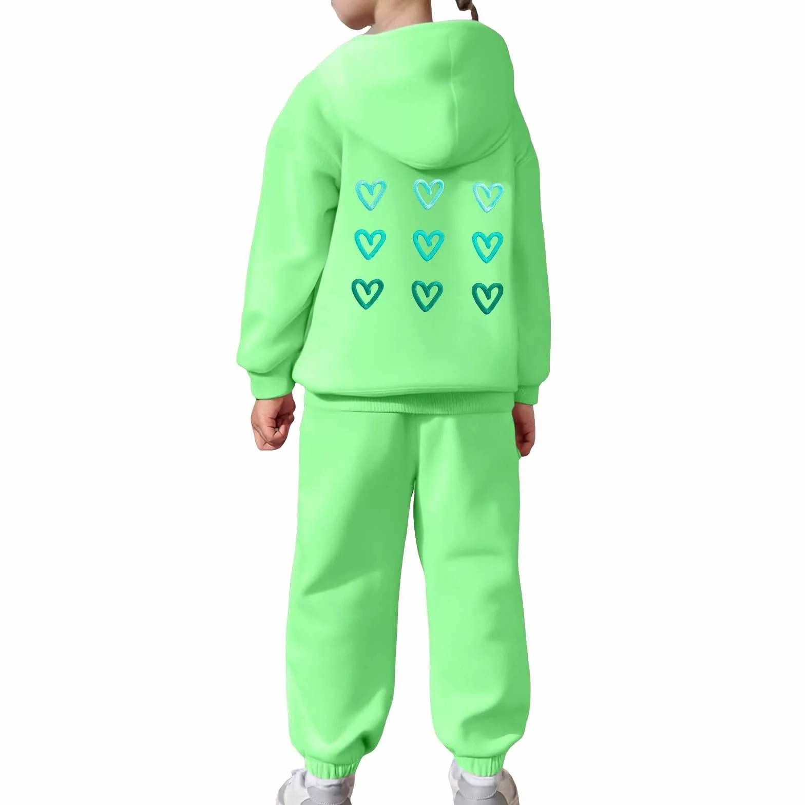 Survêtement enfant manches longues pull capuche pantalon ensemble sport ado école