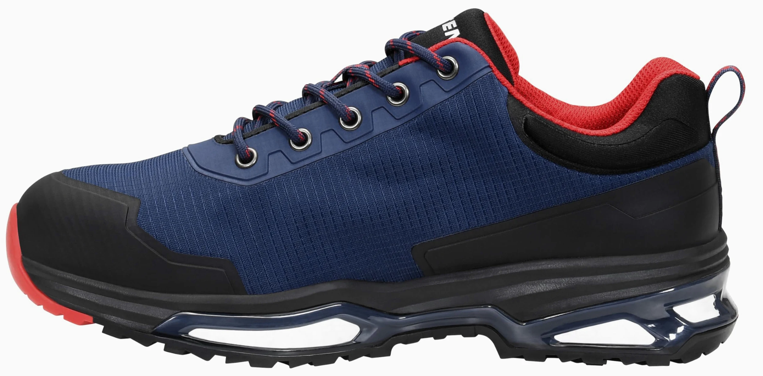 ELTEN Chaussures de sécurité BENTE XXE GTX Blue Low ESD S3 Homme et Femme Textile Embout Acier Léger Sportif Bleu/Noir/Rouge