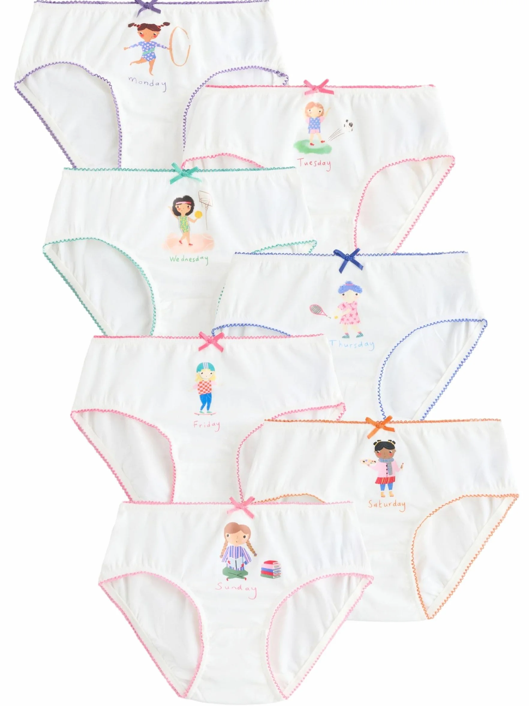 NEXT Fille Slips, Lot de 7