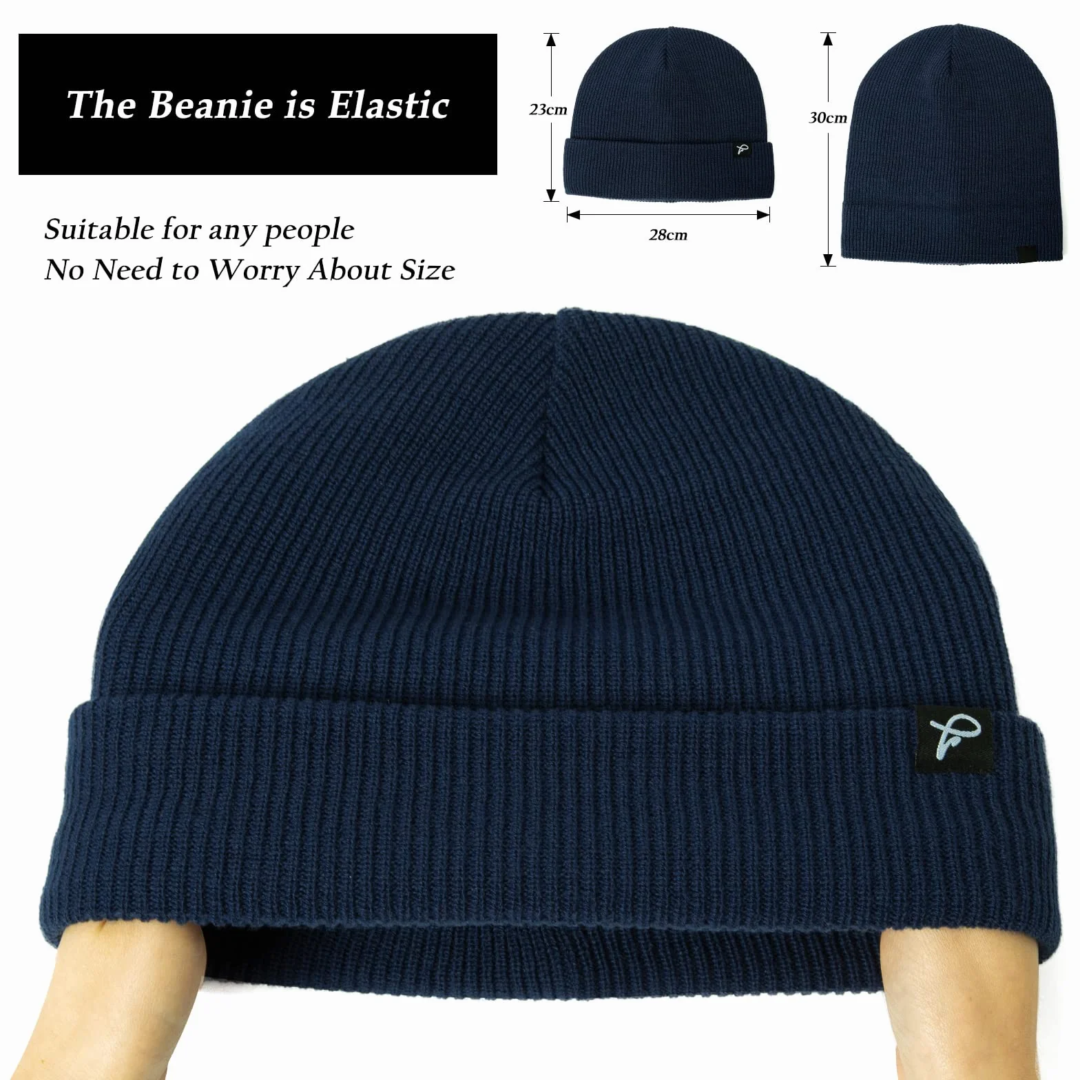 TOP-EX Dryknit Bonnet imperméable surdimensionné XL XXL doublé en polaire pour homme